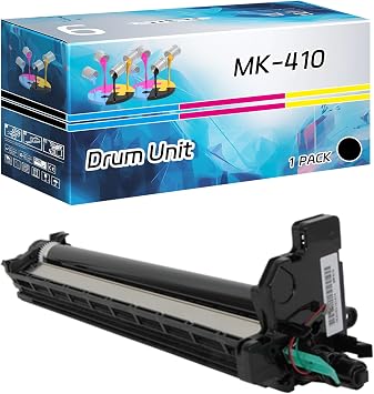 MK-410 Drum Unit Compatible for Kyocera KM-1635 KM-1620 KM-1650 KM-2020 KM-2050 Printers, High Yield 160000 Pages, Contains Chip, High-Definition Printing Black