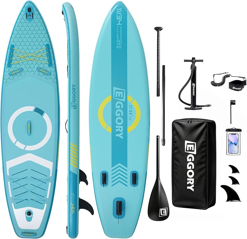 Tabla de remo inflable,Tablas de remo | Diseño estable con plataforma cómoda antideslizante, tabla de remo de viaje portátil