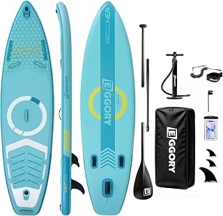 Aufblasbares Paddle Board, SUP Board | Stabile Konstruktion mit rutschfestem Komfort-Deck, tragbares SUP-Board für Reisen