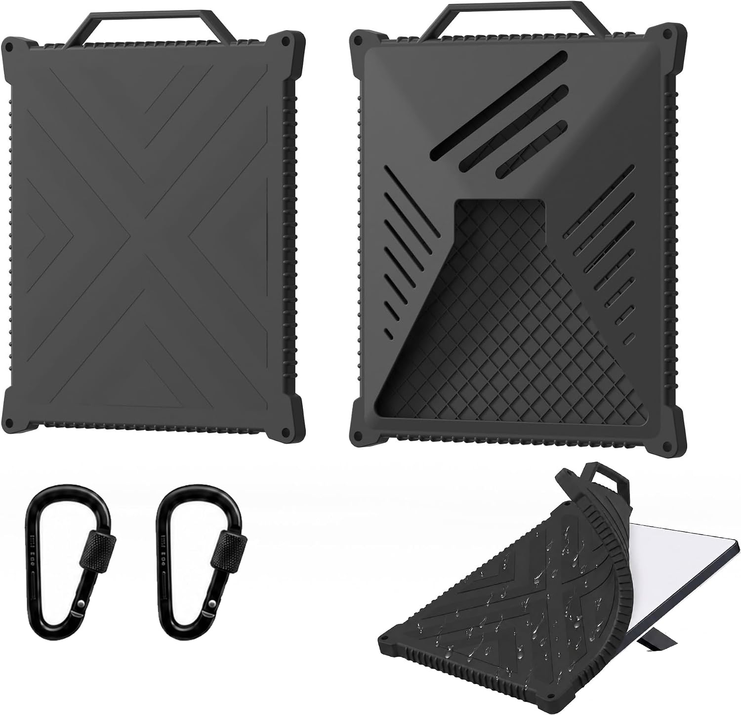 Silicone Protective Cover for Starlink Mini, Handle and Carabiner