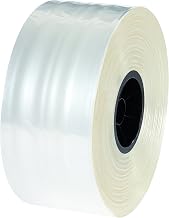 BOX USA BPZT0502 Polypropylene Tubing, 5" x 1000', 5" Width, Clear