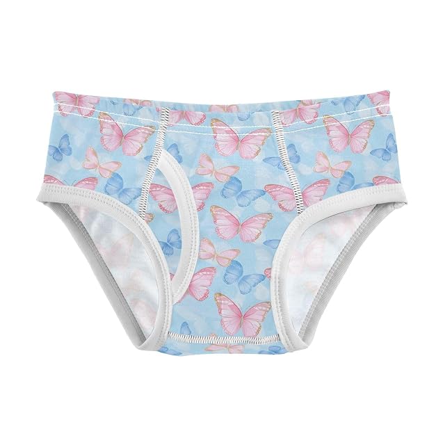 Boys Exclusive Briefs Toddler Underwear 95 Combed Cotton Boxerbriefs 2T Blue Pink Butterfly