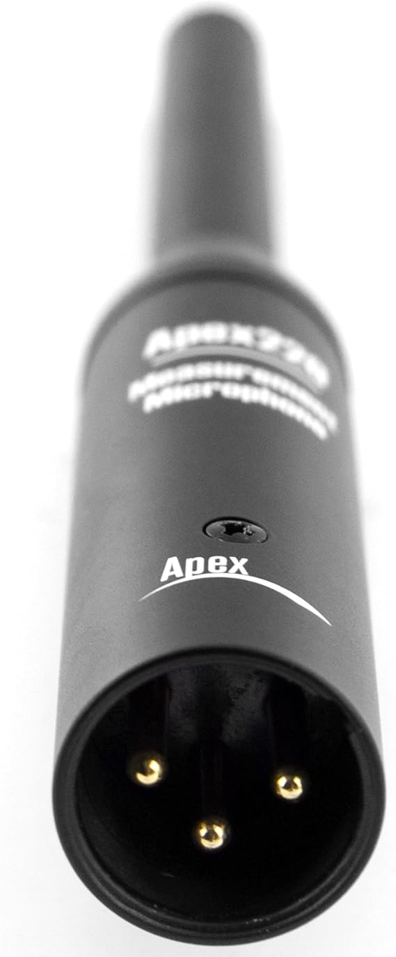 Apex Apex220 Linear Measurement Omnidirectional Condenser Microphone with Clip