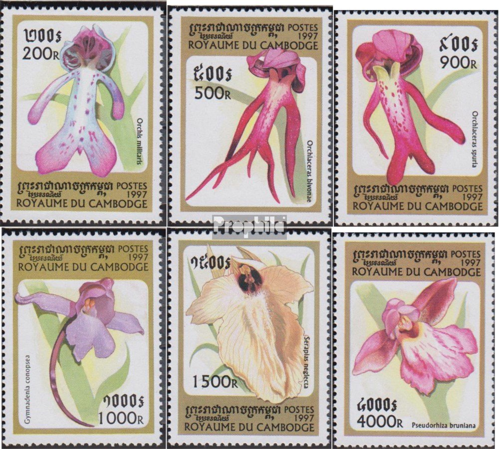 Cambodge 1999 - Orchidées Locales - Timbres Neufs Avec Gomme (MNH) - Édition Complète 1965-1970 - Collection PHILA