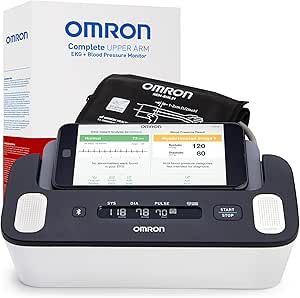 OMRON Complete 2-in-1 Blood Pressure Monitor + EKG for Home Use