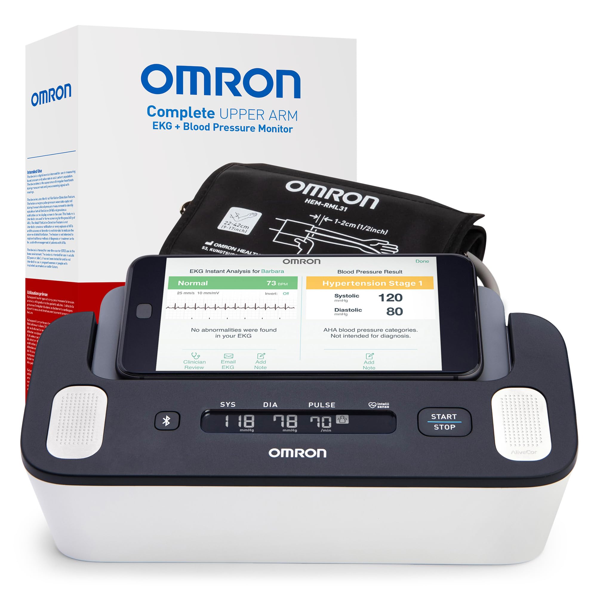 Omron Complete 2-in-1 Blood Pressure Monitor + EKG