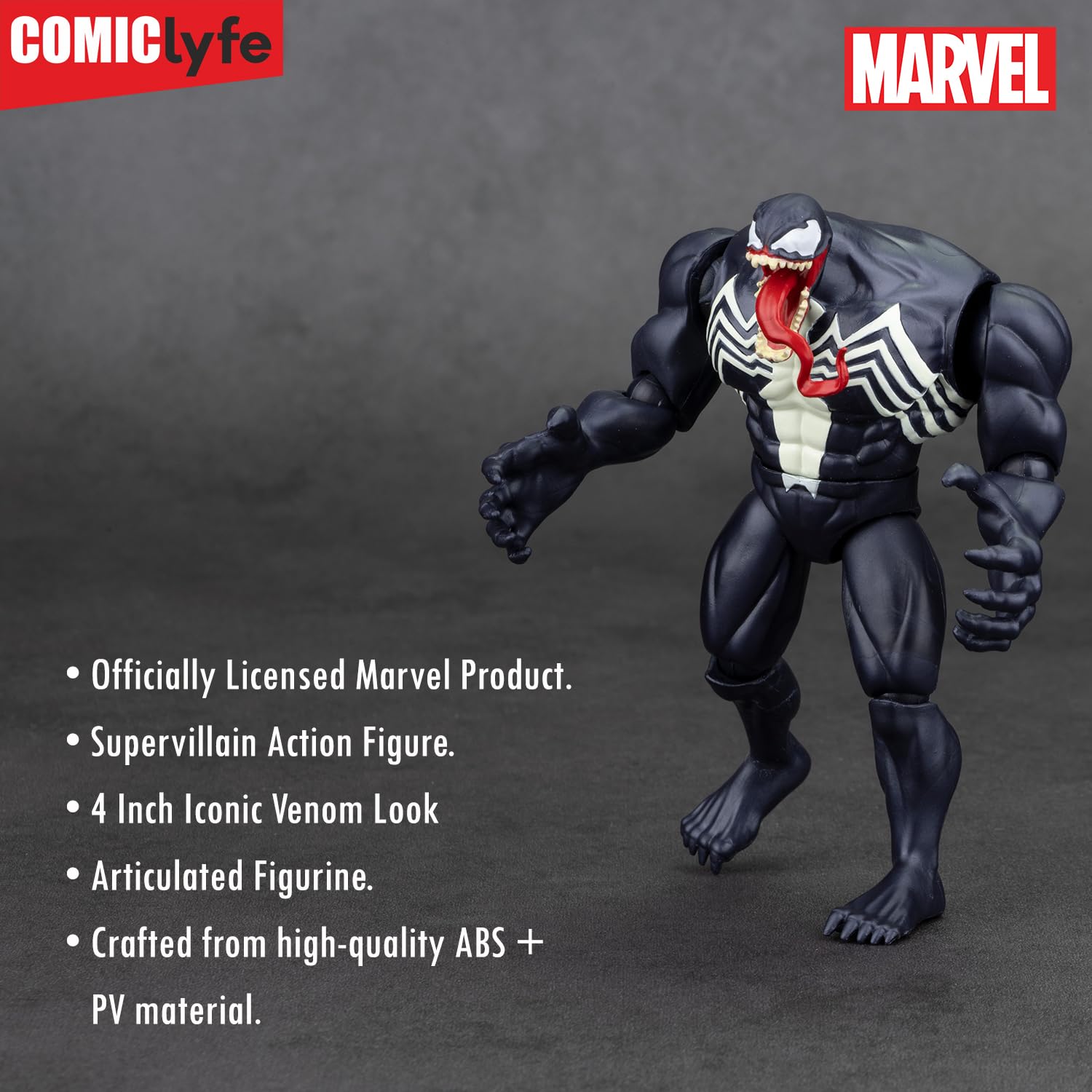 Buy Marvel Venom 4 Inch Spiderman Universe Supervillain Action