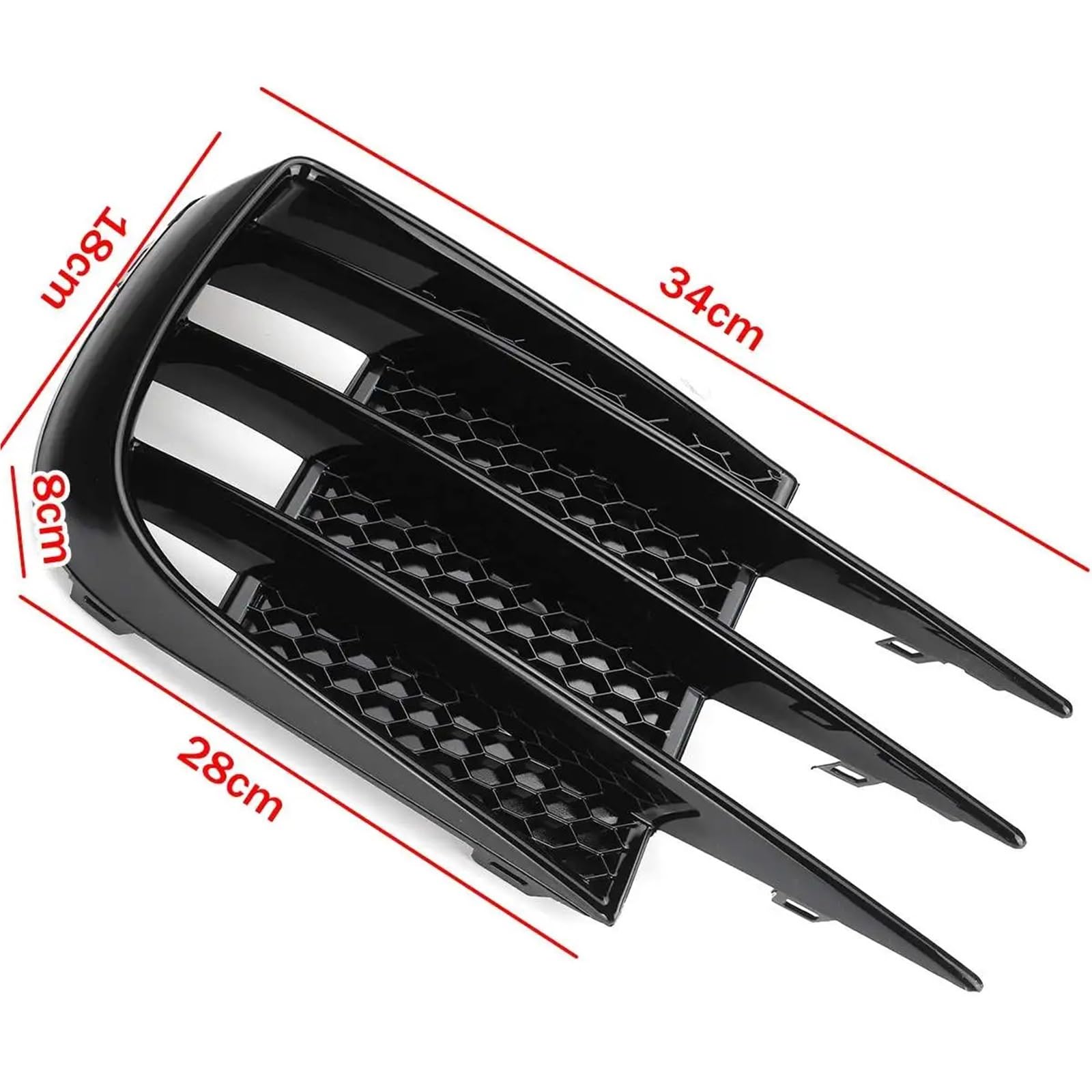 Przedni zderzak samochodu, osłona przeciwmgielna, spoiler, pasuje do VW Golf 6 MK6 VI GTI GTD R R20 2008-2013, światło przeciwmgielne, brwi, oko grill chłodnicy