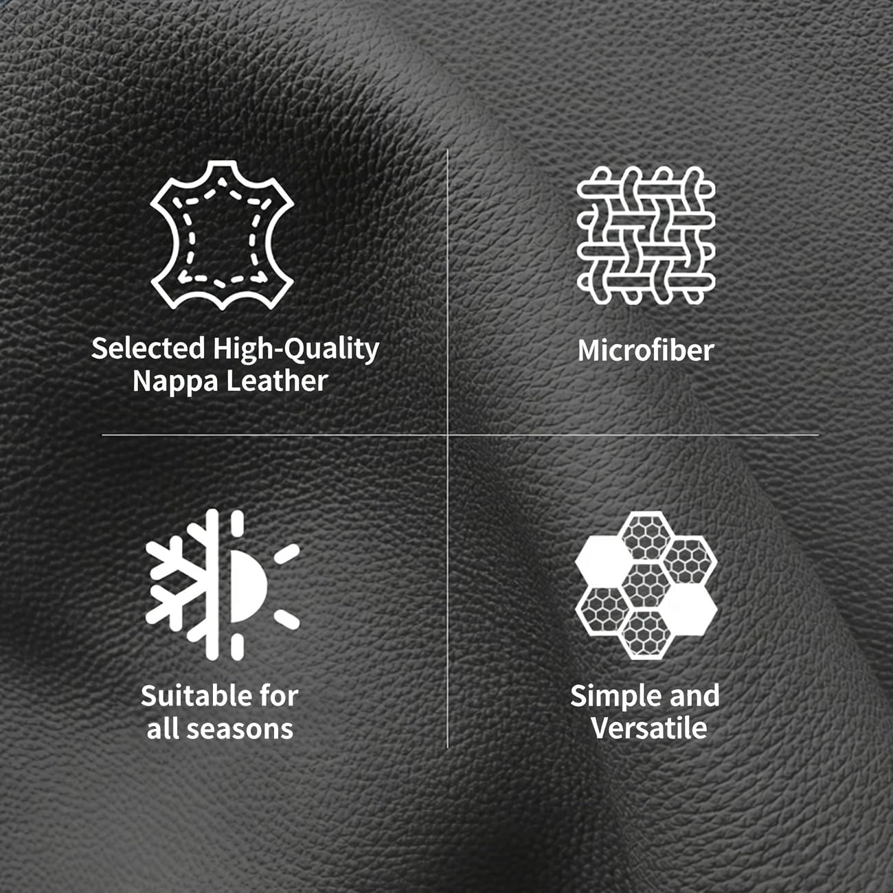 Custom fit for Tesla Steering Wheel Cover, Non-Slip Nappa Leather Segmented Steering Wheel Protector, Car Interior Accessories (for Tesla,Red) - Image 4