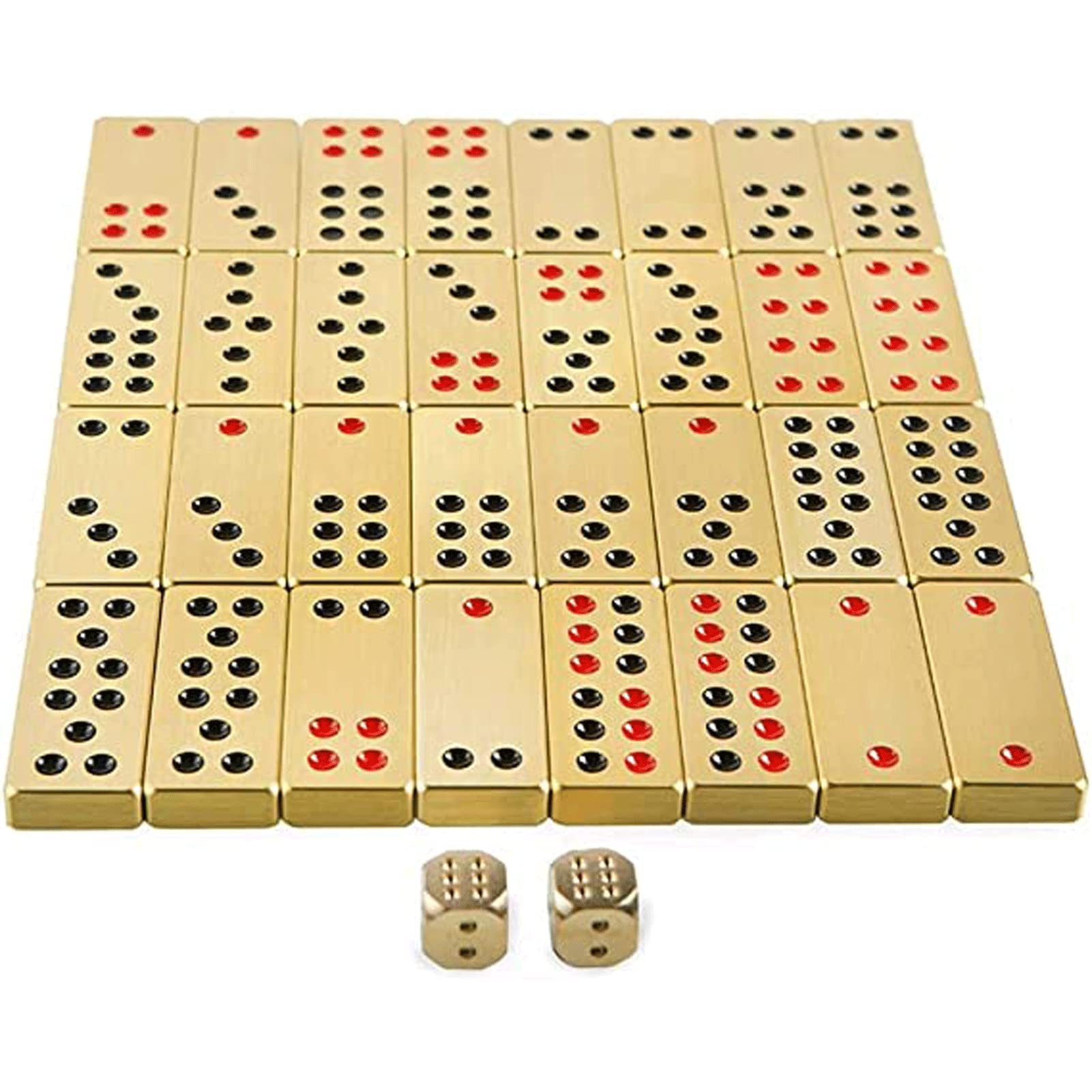 FAXIOAWA Pai Gow zestaw płytek Pai Gow Archway gracze używają ręcznego tarcia, aby zwiększyć grubość zaawansowanego 32 Pai Gow (rozmiar: mały)