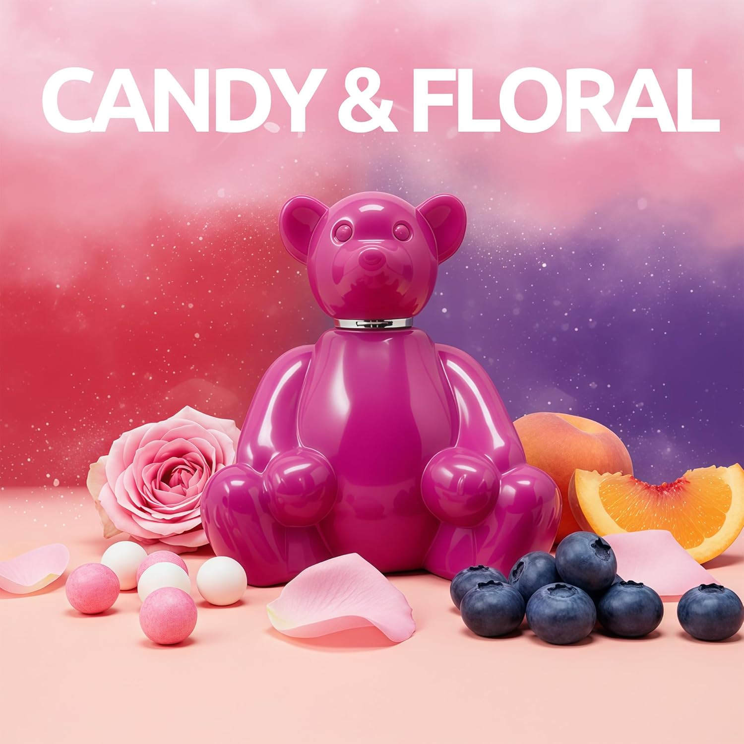 4PCS Perfume Set for Women - Floral Fragrance Gift Set with Vanilla,Sweet Fruity, Eau De Parfume| 3.4 Fl Oz Each Women's Cologne(Valentine Milano,Mon Amour Paris,Bella De Paris,Urban Toy)