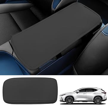 Custom Interior Accessories for 2023 Lexus RX 350 RX 350h RX 450h+ RX 500h Leather Center Armrest Box Cover Armrest Cushion