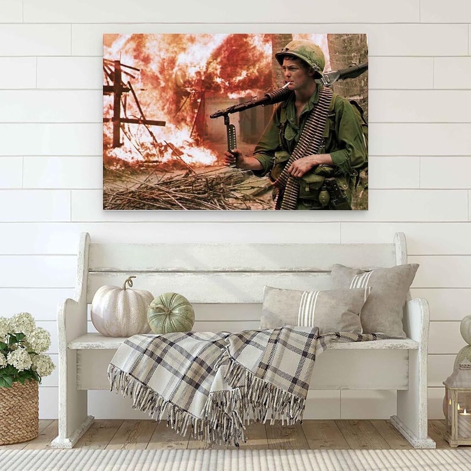 Vietnam War Frontline Military Art Posters(3) Canvas Wall Art Prints for Wall Decor Room Decor Bedroom Decor Gifts 08x12inch(20x30cm) Unframe-style image 3