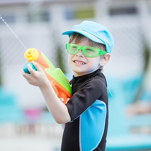 Miniatura 7 de Paquete de 24 lentes de seguridad para niños, resistentes a los arañazos, protección contra salpicaduras, a prueba de viento, gafas protectoras con