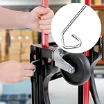 4 Pcs Galvanized Iron Rod Hitch Pin Clip for Hand Trucks Convertible Composite Hand Truck Replacement Lock 3 1/4" Grab Pin Clip
