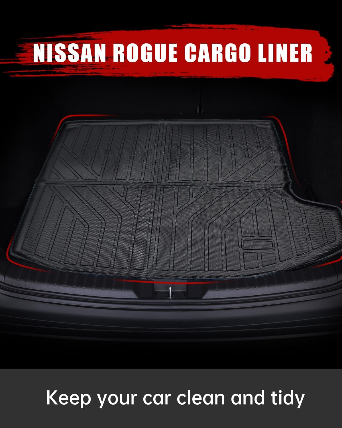 Floor Mats for 2024 2025 2026 Chevrolet/Chevy Trax Cargo Liner, All-Weather Floor Mats Liners TPE Custom Floor Mats Compatible with Chevy Trax Accessories Protection Mats
