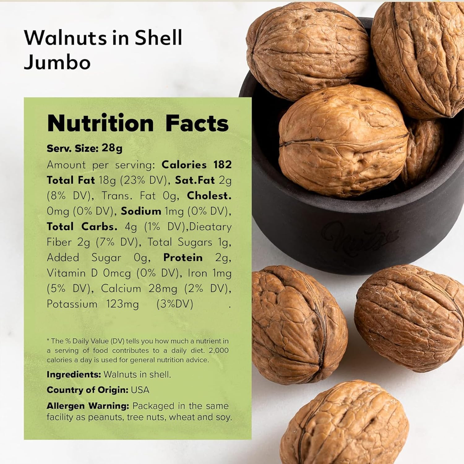 NUTS U.S. - Walnuts In Shell | Grown and Packed in California | Chandler Variety | Fresh Buttery Taste and Easy to Crack | Non-GMO and Raw Walnuts (36 LBS)