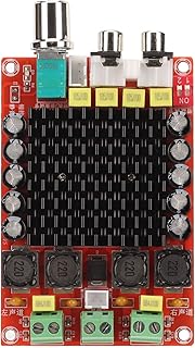 Digital Amplifier Board, Digital Stereo Power Amp Module, Professional 100W+100W Dual Channel Class D Sound Amplifier Module, for DIY Sound System