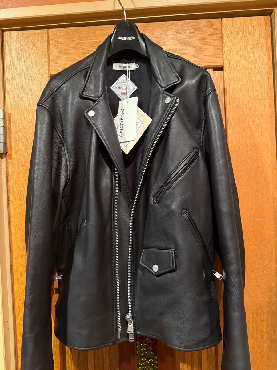 nonnative レザージャケット　gore tex wind stopper nonnative レザージャケット gore tex wind stopper - メルカリ