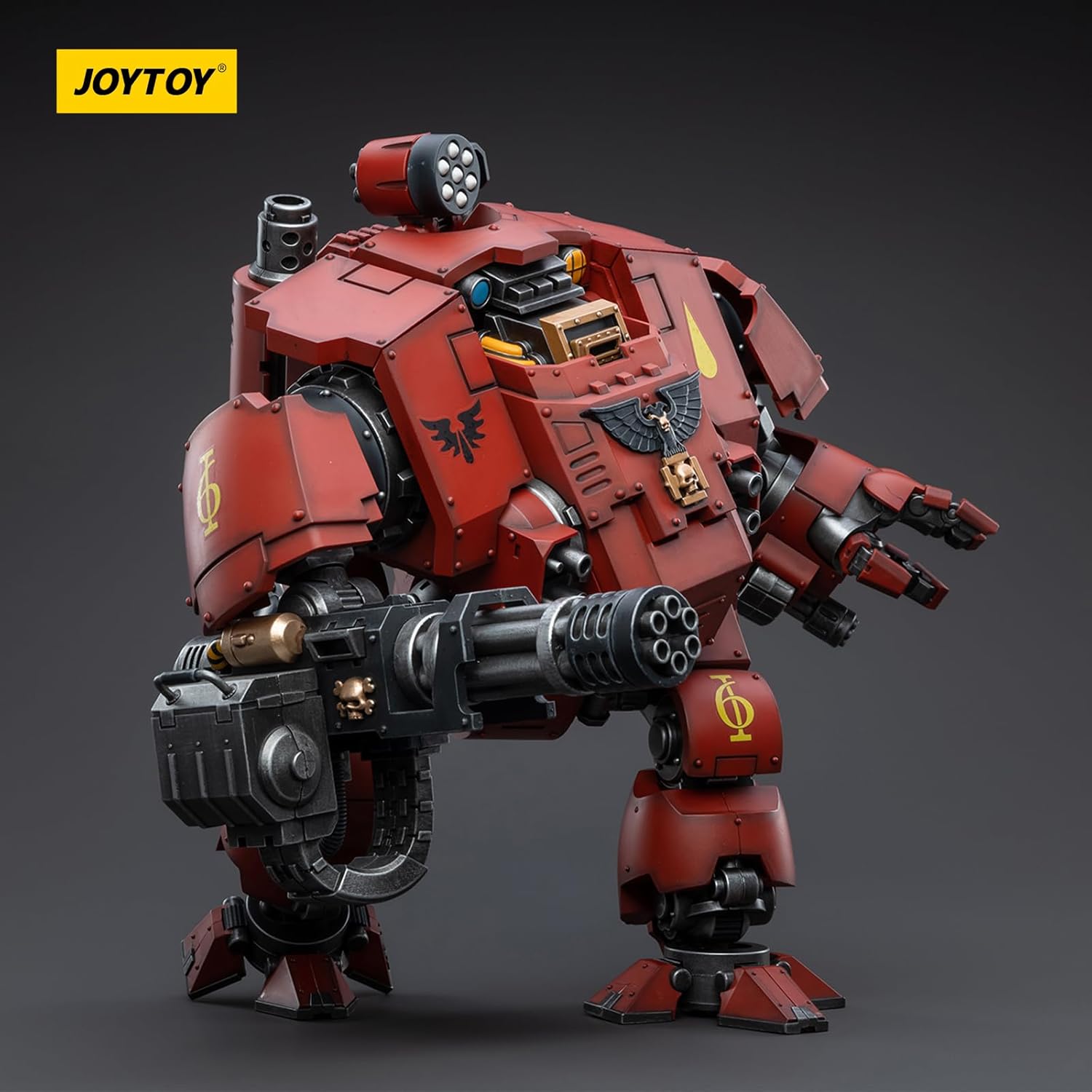 JOYTOY Warhammer 40k Blood Angels, JT3365 Blood Angels Redemptor Dreadnought 1/18 Action Figure Collect Model Kits