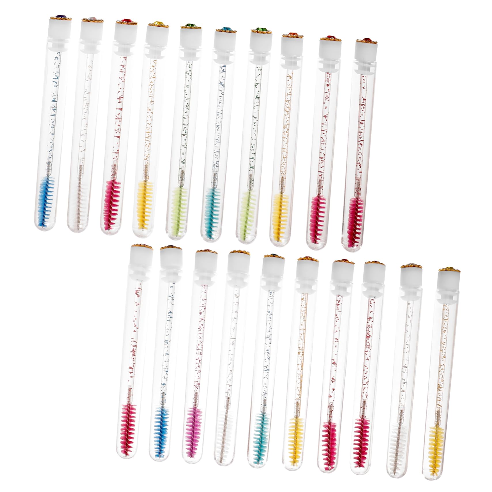 Didiseaon Brush Tube Set 20pcs Empty Mascara Bottles for Makeup Tools Random Style