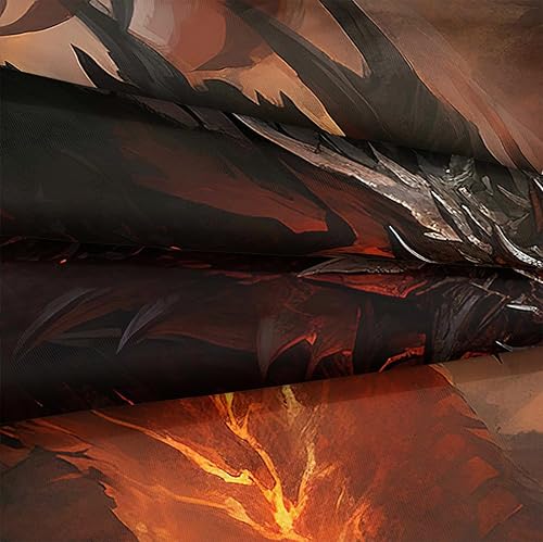 Vista 65 de MOVE OVER Juego de ropa de cama con temática de playa azul, tamaño Queen, 4 piezas, gaviota blanca y rocas marinas, patrón de paisaje marino azul