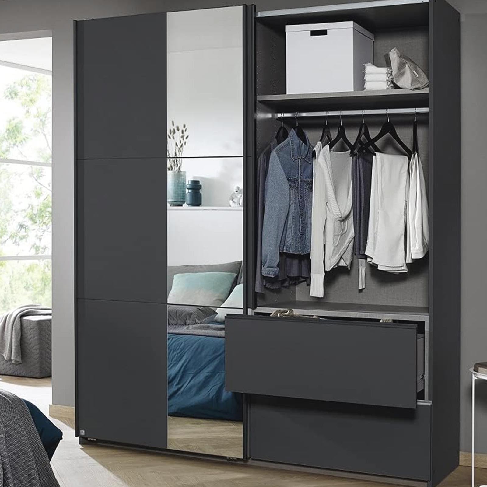 CINGHIA Miroir Adhesif Mural,Miroir Autocollant Miroir Adhésif,12