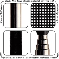 Vista 5 de Matamoscas telescópico - Matamoscas HUEIYING para interiores. Matamoscas resistente - Matamoscas manual para el hogar, matamoscas para interiores