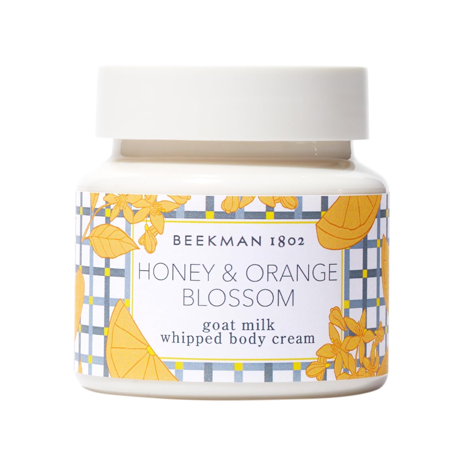 Beekman 1802 Whipped Body Cream, Honey & Orange Blossom – Scented – 8 oz – Intensely Hydrating & Softens Skin – With Goat Milk – Good for Sensitive Skin – Cruelty Free