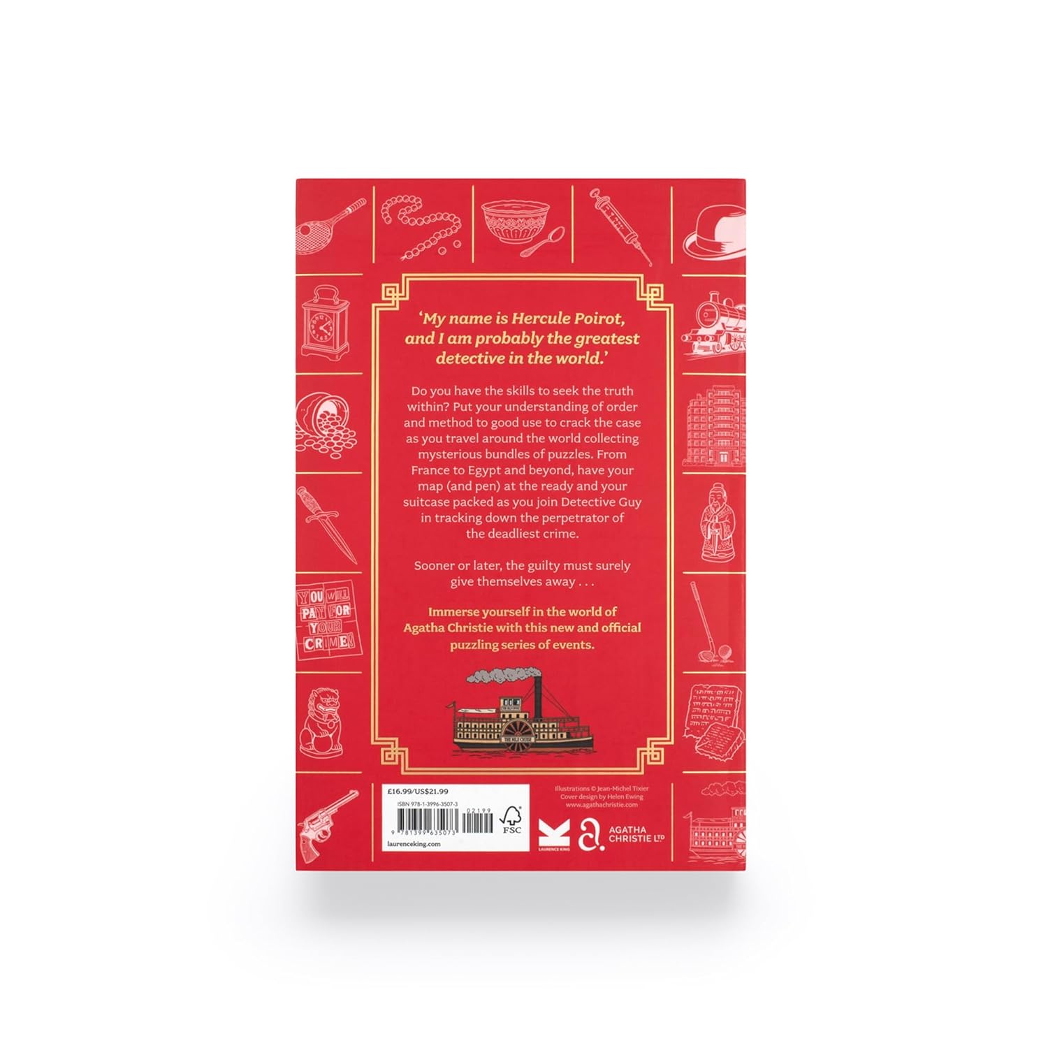 The Official Poirot Puzzle Book: Put your little grey cells to the ultimate test this Christmas      Paperback – October 14, 2025