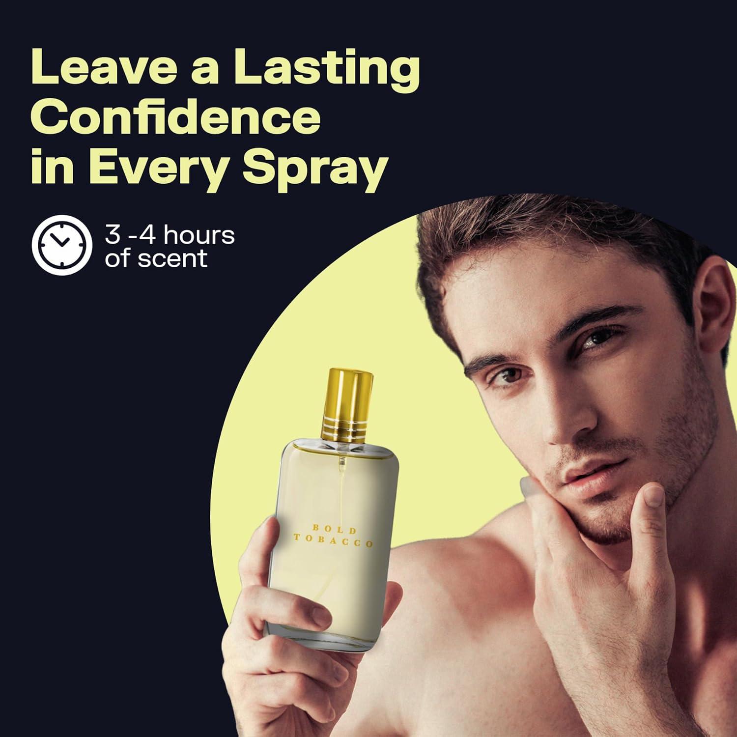 PB ParfumsBelcam Bold Tobacco Eau de Toilette Spray for Men – Warm Woody Spicy Scent with Tobacco Flower, Ginger, Cinnamon & Vanilla – Typically Lasts 3–6 Hours, Masculine Signature Scent, 3.4 fl oz - Image 6