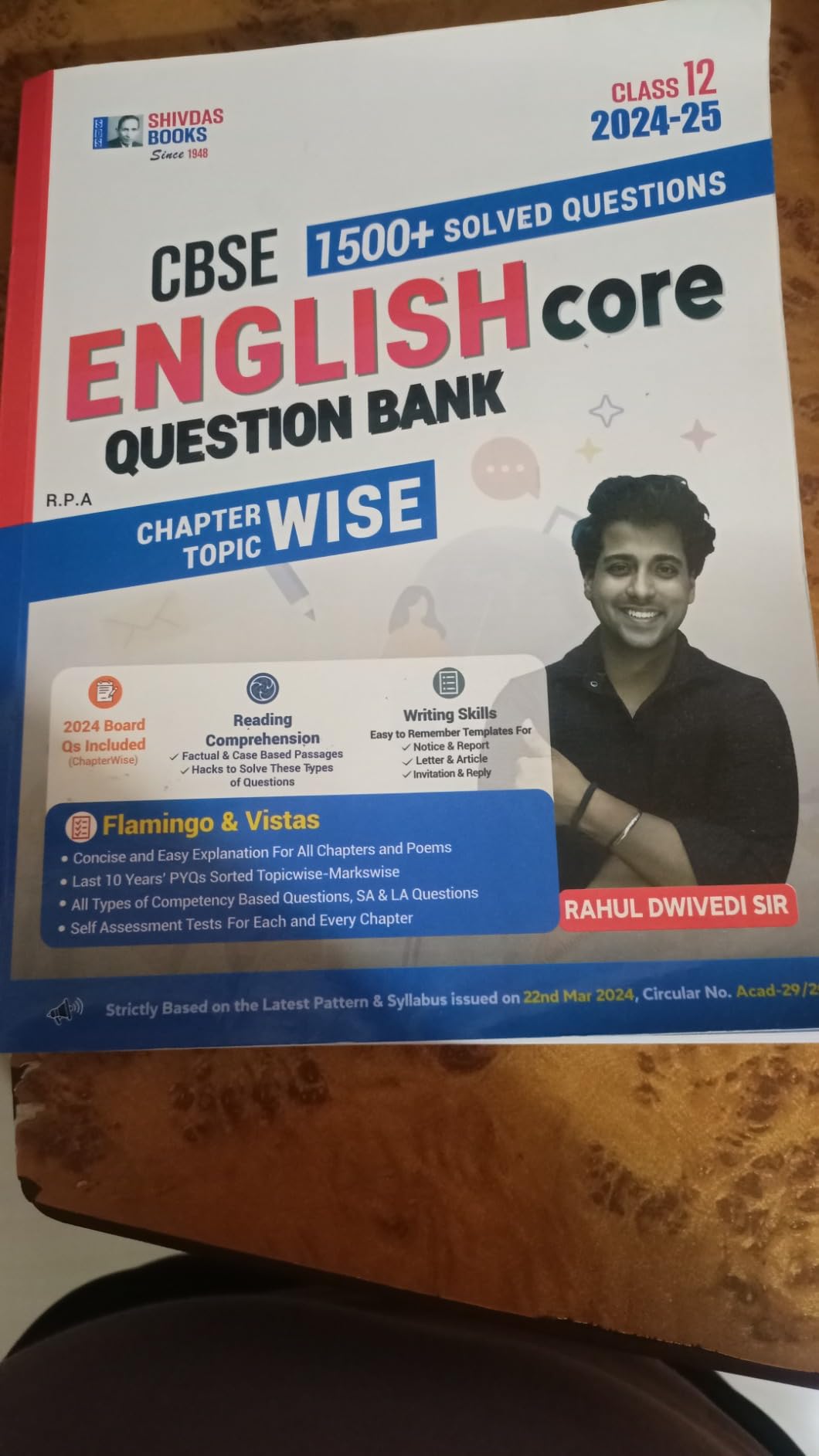 CBSE Class 12 English Core Chapterwise Previous 10 Years Solved Papers ...