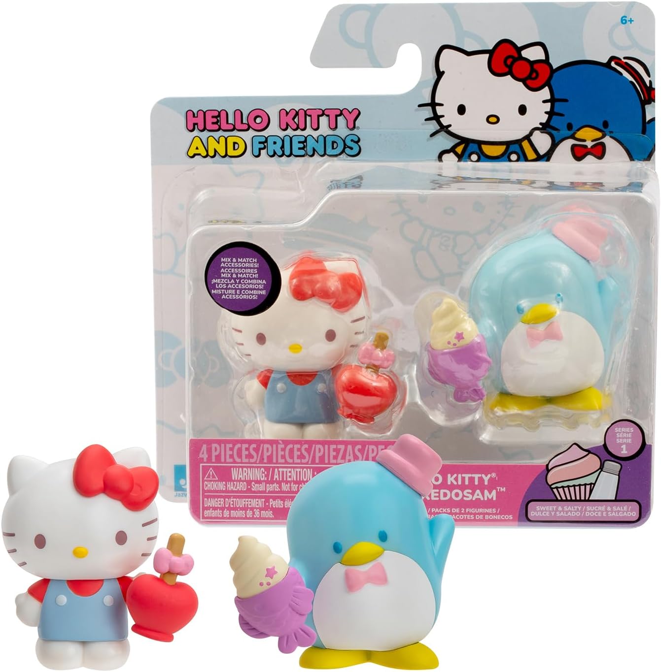 Hello Kitty Set personaggi 2 pcs with accessories Giochi Preziosi HKT06000