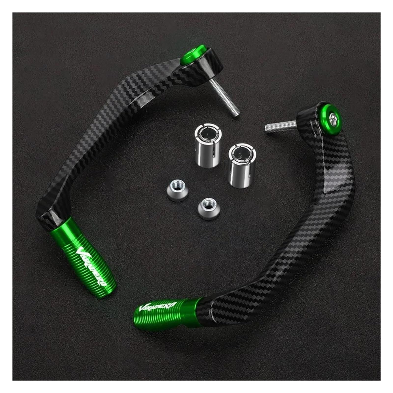 Hgycdnjf Green For Xl125v Xl1000v Varadero Xl 125 1000 V 125V Motorcycle Cnc Handlebar Brake Clutch Lever Hand Guard Protector Handguard(Green)