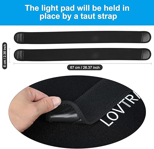 Miniatura 3 de LOVTRAVEL 210pcs LED 635nm terapia de luz roja 850nm dispositivo de terapia de luz infrarroja cercana cinturón grande Lipo Wrap Mat Pad para cuerpo