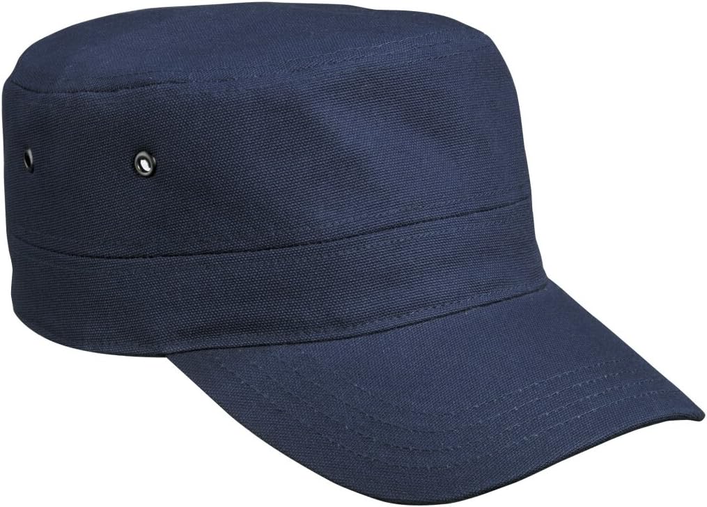 Trendy cap in military style made of durable cotton fabric