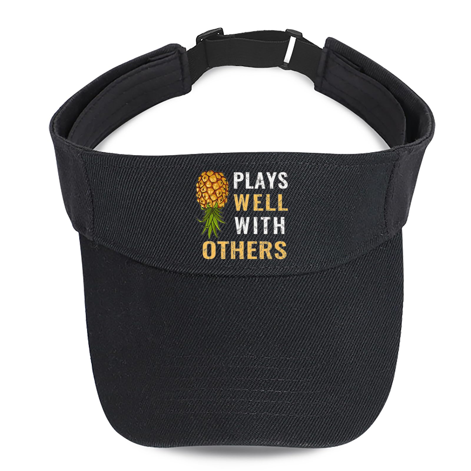 Visors Hat for Women Sun Hat for Men Empty Top Black Running Visors Comfortable UV Protection Sun Visor for Travel Cycling