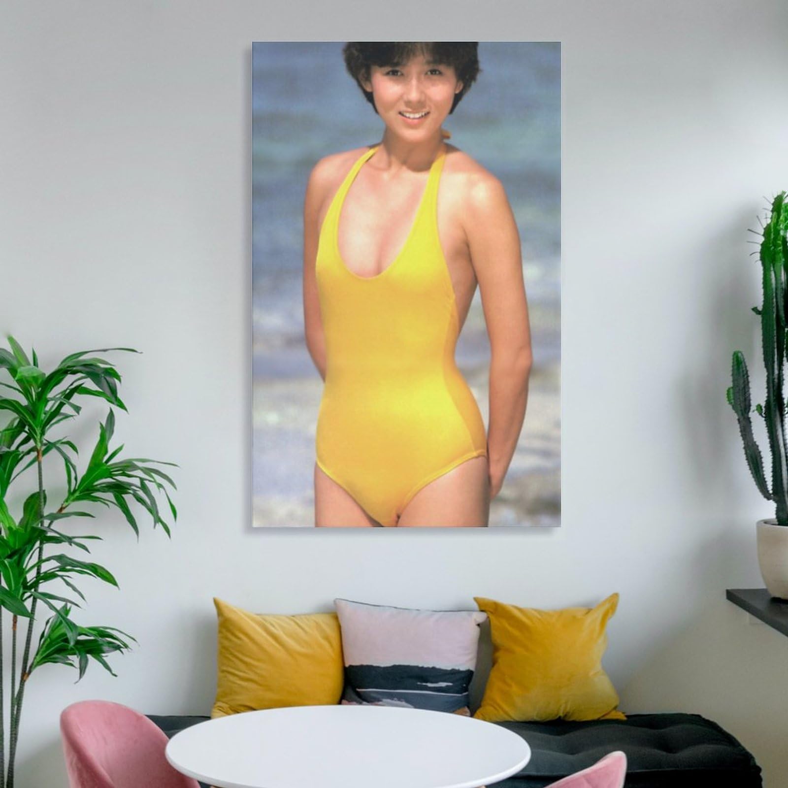 Amazon.co.jp: 斉藤慶子水着セクシー写真絵画ポスター オフィス ベッド
