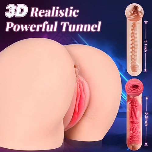 Miniatura 4 de Muñeca sexual vibratoria de 11 libras, juguetes sexuales masculinos  Juguetes para adultos con 10 modos de vibración, masturbador masculino