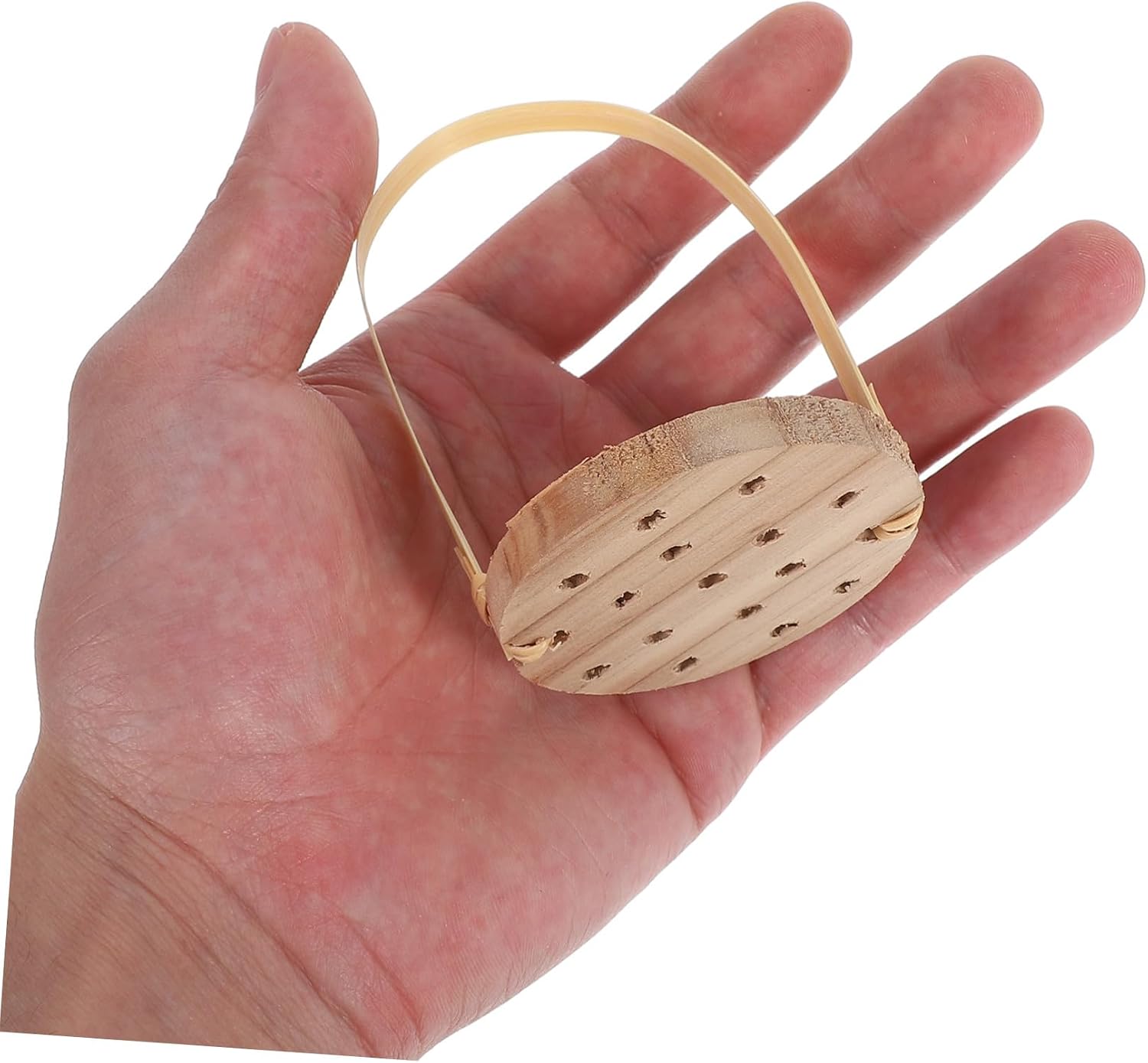 2pcs Wooden Dim Sum Steamer Mats, round Steaming Pads for Kitchen Cooking, Non-toxic Steamer Rack Liners Suitable for Home and Restaurant Use