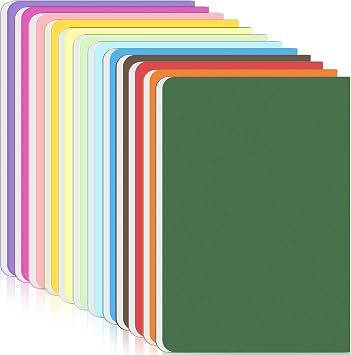 12 Pack A5 Lined Notebooks, 92 Pages/46 Sheets, 80 GSM Thick Paper, Colour Journals with 12 Colours, Multipack Notebooks for Sketching, Travel, Writing, School & Work Lined