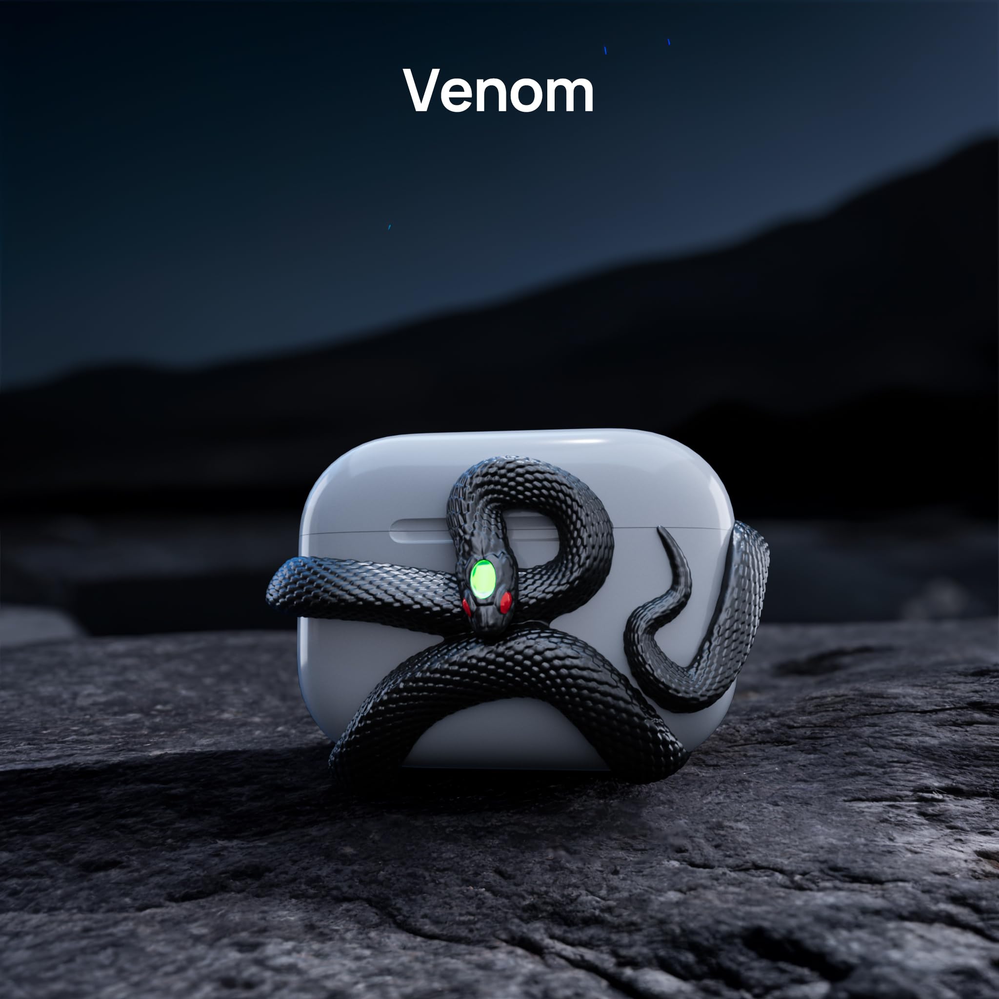 Amazon.com: The Snake Case Cover Compatible with AirPods Pro Case