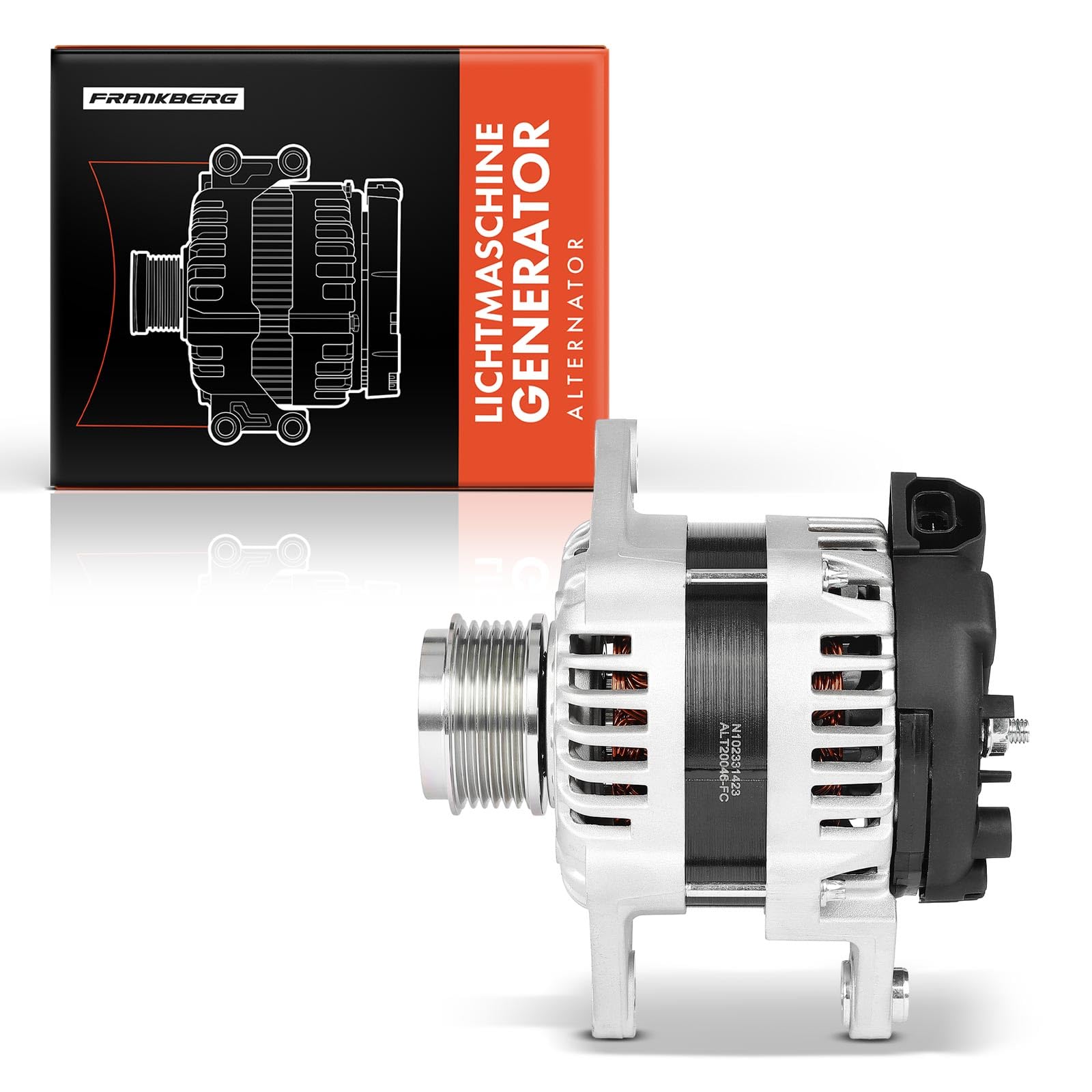 Frankberg 1x Lichtmaschine Generator 100A Kompatibel mit Astra J P10 1.7L 2009-2015 Astra J Caravan J 1.7L 2010-2015 Astra MK VI (J) J 1.7L 2009-2016 Replace# 13500186