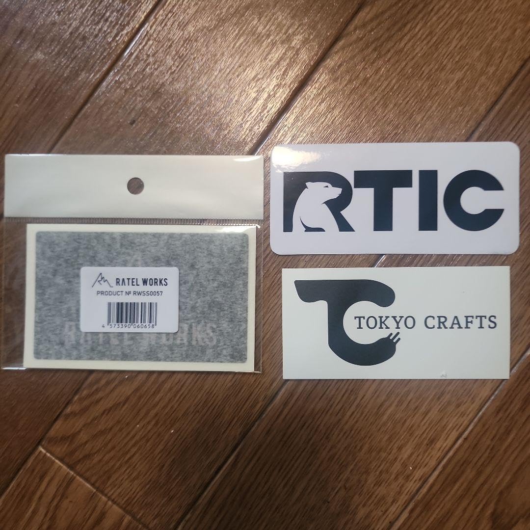 Amazon.co.jp: ステッカー 3種類 RATEL WORKS TOKYO CRAFTS RTIC