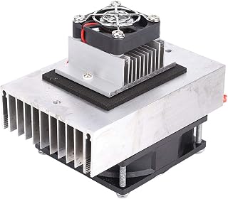 Mini Air Conditioner,DC 12V Thermoelectric Peltier Cooler Refrigeration Cooling System Heat Sink Conduction Module Semiconductor Fridge Refrigeration Cooling System DIY Kit