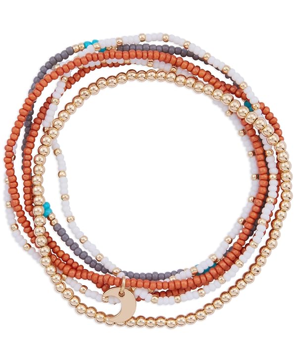 Lucky Brand Women's Delicate Beaded Layered Bracelet, Gold, Unsized by Lucky Brand - Image 2