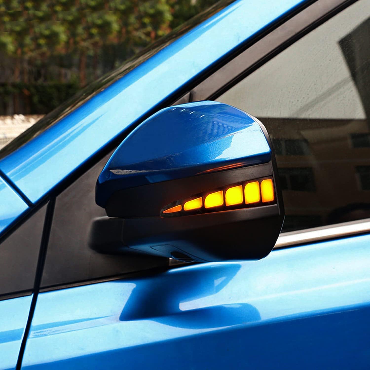 HIGH FLYING 1 Pair Mirror Indicator Lights Blinker Sequential Dynamic LED Turn Signal Lights for Toyota 4Runner TRD 2014-2021, Highlander 14-19, RAV4 13-18 (Type B)