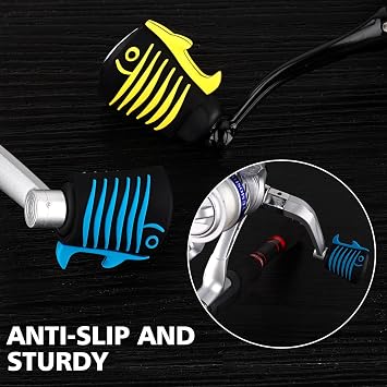 Fishing Reel Replacement Handle with Anti-Slip Knob Covers