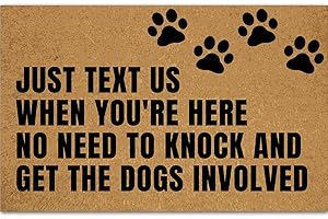 Just Text Us Funny Doormat