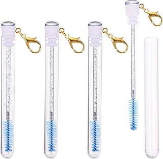 4pcs cepillo llavero ligero aplicador de maqu...